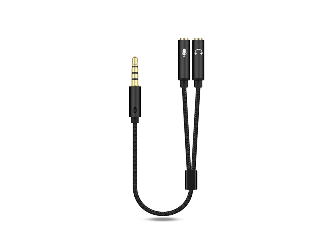 Adaptador 2 em 1 de Áudio 3.5mm LAXISCREED