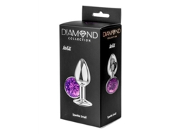 Plug Anal Sparkle Roxo Pequeno DIAMOND COLLECTION