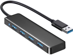 Hub Usb De 4 Portas Para Dados E Periféricos