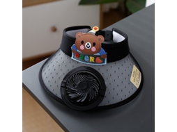 Chapéu feminino com ventilador USB, proteção solar, UV, várias cores