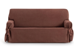 Capa de Sofá 2 Lugares EYSA Mid com Laços (110 x 70 x 180 cm - Poliéster e Algodão - Naranja)
