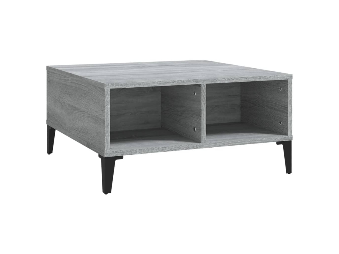 Coffee Table, Coffee Tables Vidaxl Cinzeto Madeira Processada (n/a)