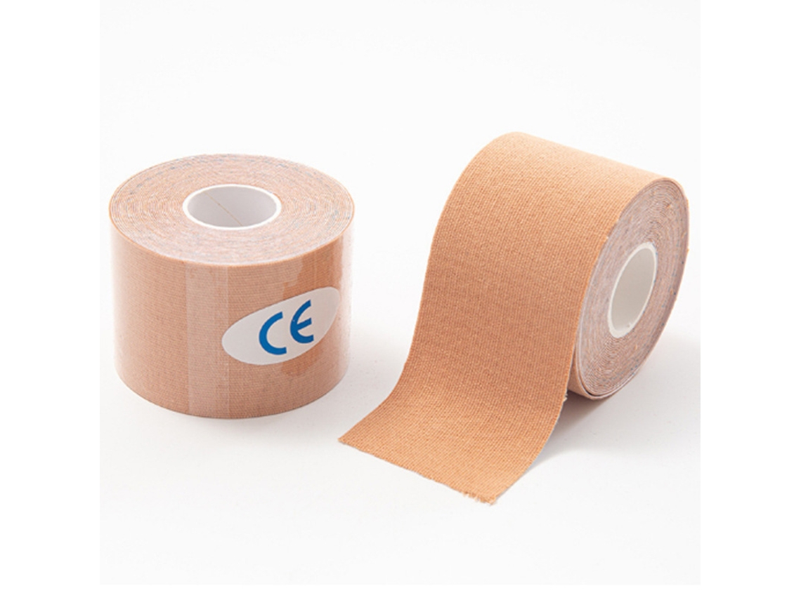 Bandagem Kinesiológica Desportiva - Tamanho Desportivo 5cm X 5m, Tom De Pele