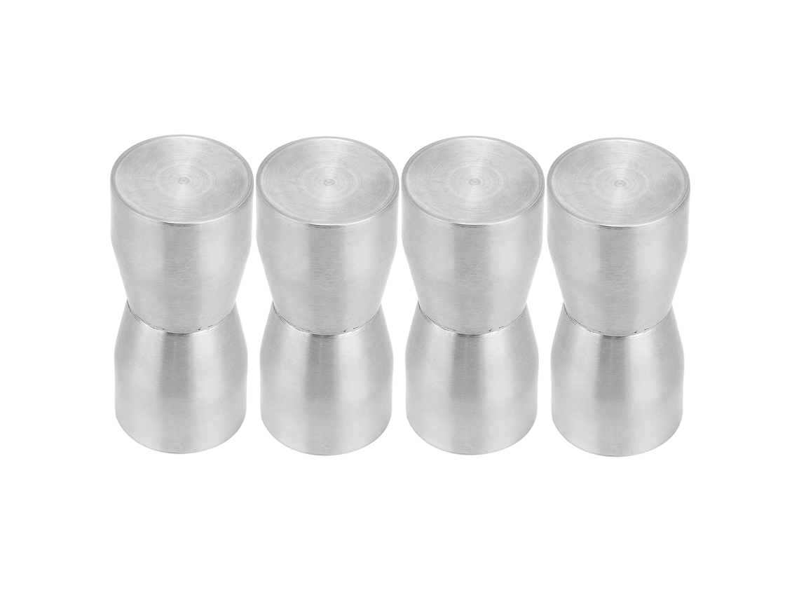 Manípulos de Porta de Vidro de Aço Inoxidável 4pcs Primerox