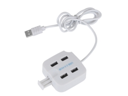 Hub Usb 3.0 4 Portas, Divisor Usb 3.0 Para Telemóvel, Suporte Para Smartphone, Distribuidor Super Velocidade 5gbps Para Macbook E Portáteis Windows