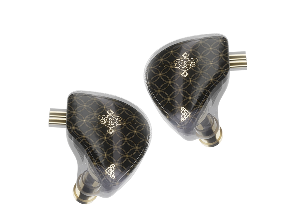 Fones de ouvido com fio, intra auriculares, microfone, controle, metal