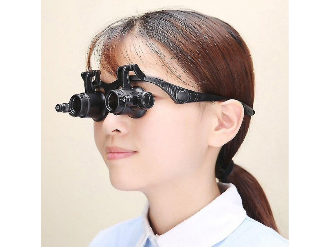 2026 lupa de Reloj e Joalheria com Lentes Intercambiáveis Led 10x 15x 20x 25x para Reparación e Identificação