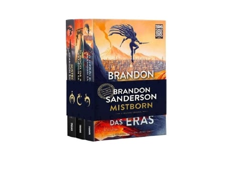 Livro Kit Mistborn - 3 Vols - Trama De Brandon Sanderson (português Do Brasil)