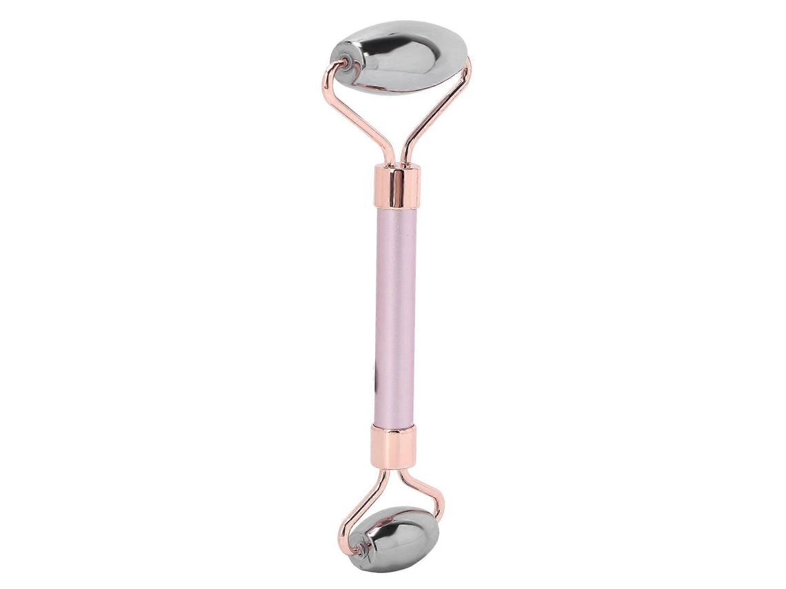Rolo facial Aquaforge Terahertz Power Stone, massageador Gua Sha rosa