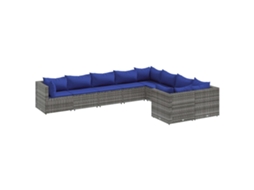 Garden Sofa Set, Garden Sofa Sets Vidaxl Cinzeto Rattan / Vime (n/a)
