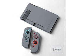 Capa para Nintendo Switch Lite SPQMENT com Semi Fechada (cinza azul)