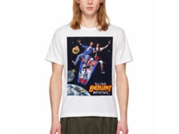 Rockinstone Bill And Ted Poster White Adult T-shirt Size:m