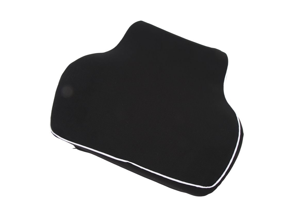 Memory Foam Lumbar Cushion 3d Ergonomic Black Eoocoo