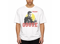 Rockinstone Top Gun Movie Goose White Adult T-shirt Size:xxxl