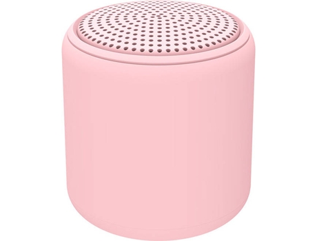 Coluna YESFIT Bluetooth Pequeno Redondo (JS-D-214 - Rosa)
