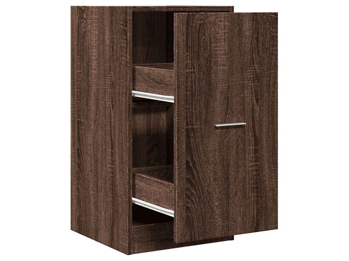 Apothecary Cabinet, Apothecary Cabinets Vidaxl Marrom Madeira Processada (40 X 41 X 77.5 Cm)