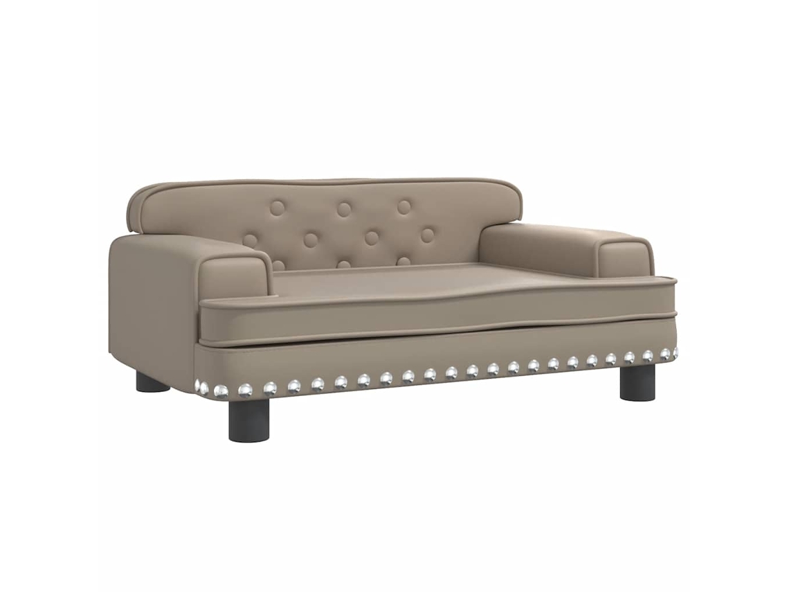 Sofá Infantil 70x45x30 Cm Couro Artificial Cappuccino MAISON EXCLUSIVE