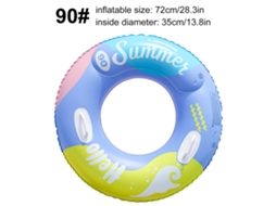 1 Boia Inflável Espessa e Colorida para Natação, Adultos, Perfeita para Usar Debaixo do Braço no Verão AQUAFORGE