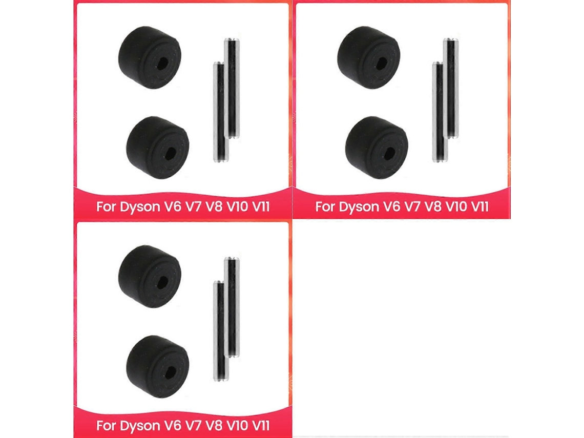 Acessório Para Aspirador V6, 6 Unidades Axles Rollers Heads Little Shaft Wheels V6 V7 V8 V10 V11 Peças