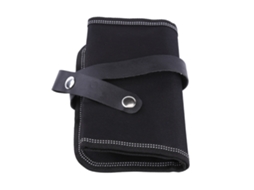 Funda Enrollable Para Lápices Black Roll Up Con Correa (36 Compartimentos)