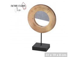 Espelho De Tronco De Madeira 31X19X8Cm FACTORY CUADROS