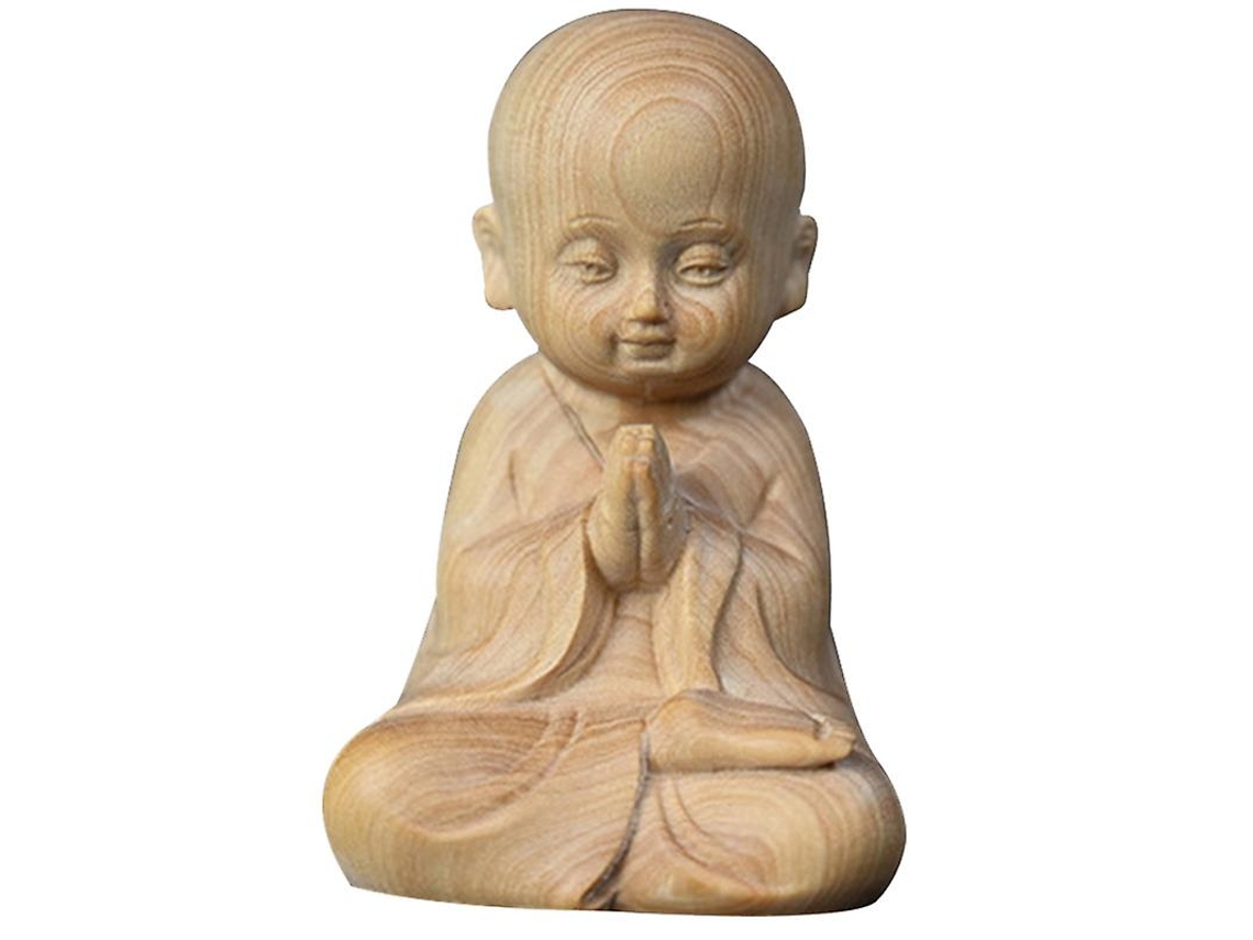 1 Peça de Ornamento Esculpido em Buxo ALLINLESS