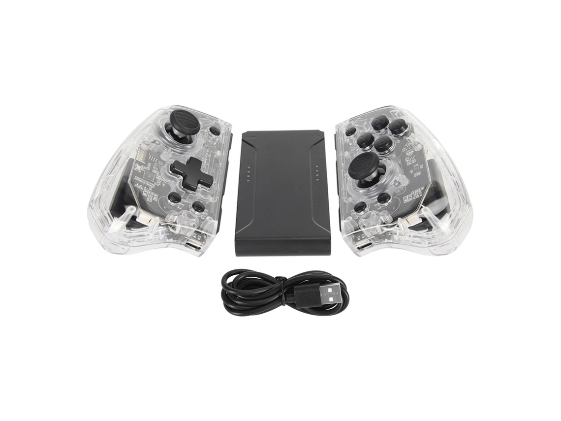 Controle Sem Fio Transparente LAXISCREED para Switch com Rgb