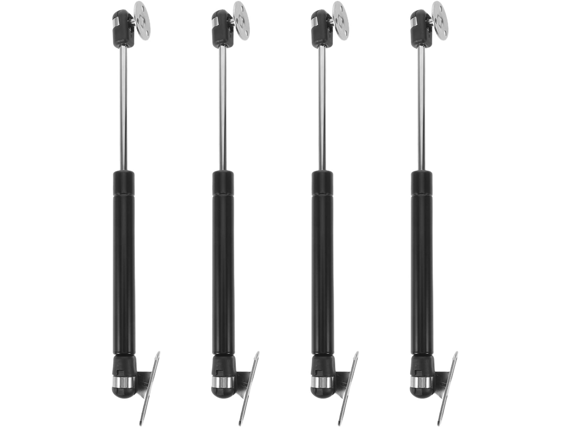 Conjunto De 4 Amortecedores A Gás 9 Libras Para Armários Suportes Elevação Reforçados 11 Polegadas Tampas Móveis, Portas