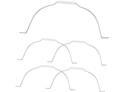 Conjunto De 5 Peças Alças Ferro Antiderrapantes Para Substituição, Com