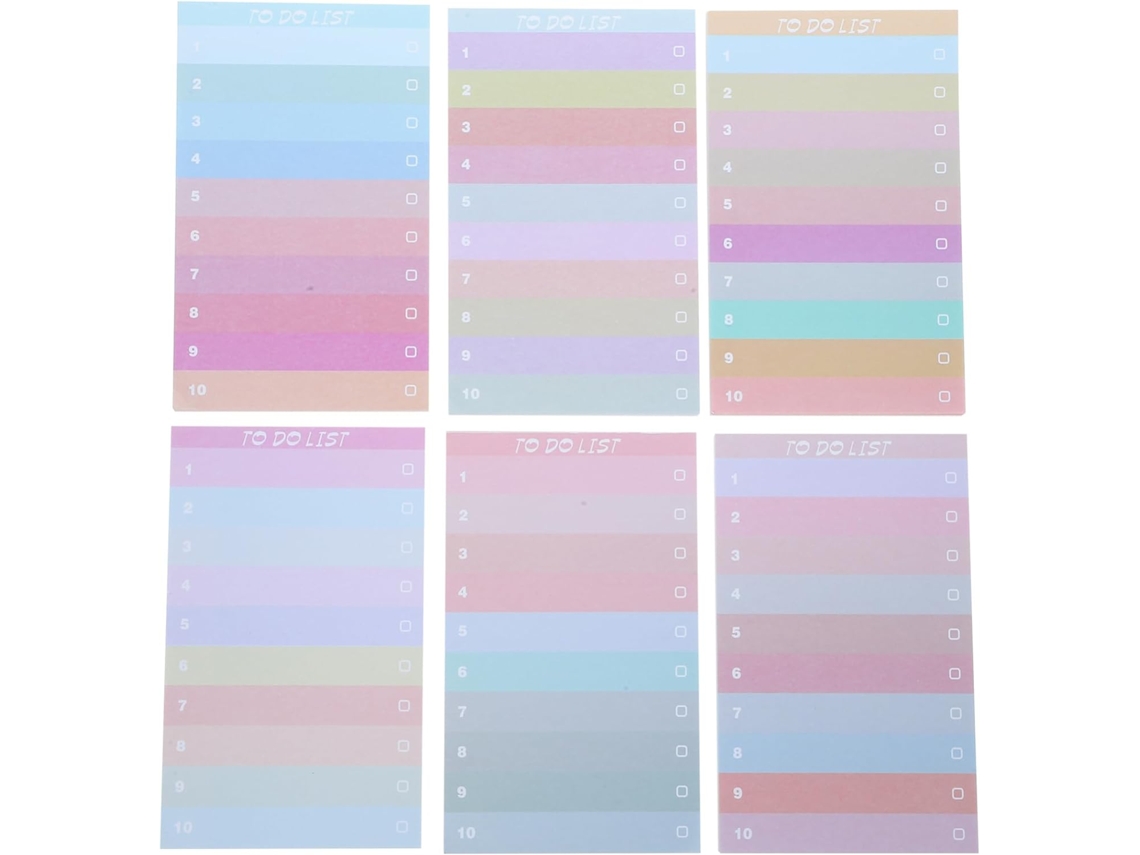Carnet De Notes Quotidien Travail 12 Peças De Papel