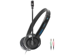 Casque Filaire Para Crianças 3,5 Mm Duplo 3,5 Mm Noir