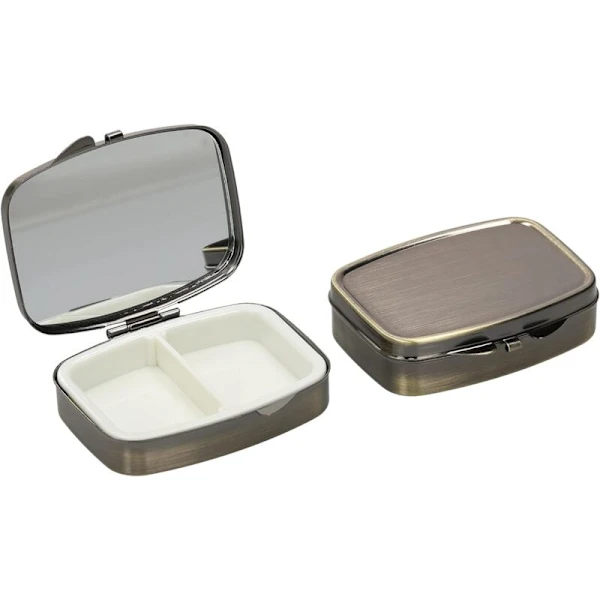 2x Porta, Comprimidos Com 2 Compartimentos, 2x Mini Porta, Comprimidos Com Compartimentos
