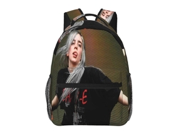 Mochila Billie Eilish T14 Para Estudantes, Leve E Estilosa, Com Alça De Ombro Impermeável E Respirável F14 Olysi Shop