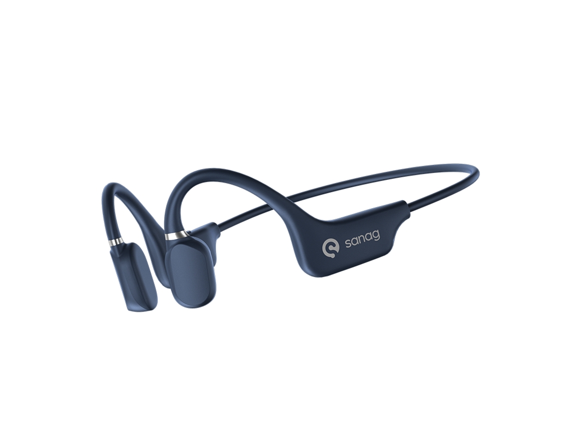 (azul) Fones De Ouvido Esportivos Sem Fio Bluetooth True Bone Conduct, À Prova D'água, Com Som Estéreo E Microfone.