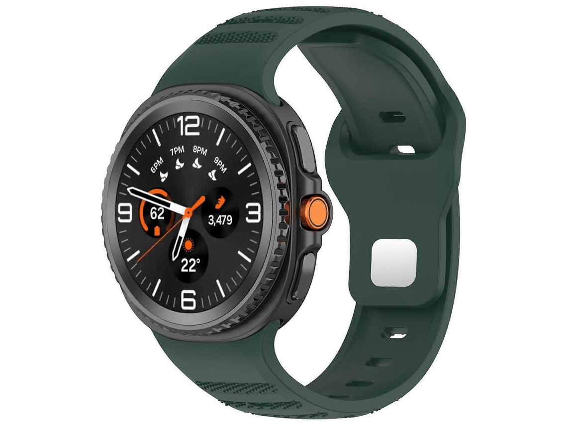 Pulseira De Silicone Para Relógio Xdfind Com Fivela De Tachas Prateadas E Bolinhas Redondas