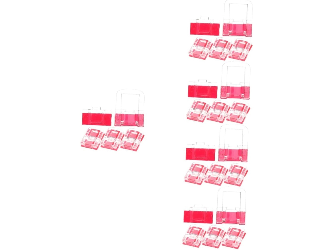 Conjunto de 5 Fechaduras Autoadesivas de Acrílico Transparentes para Portas e Armários SFUSHOS