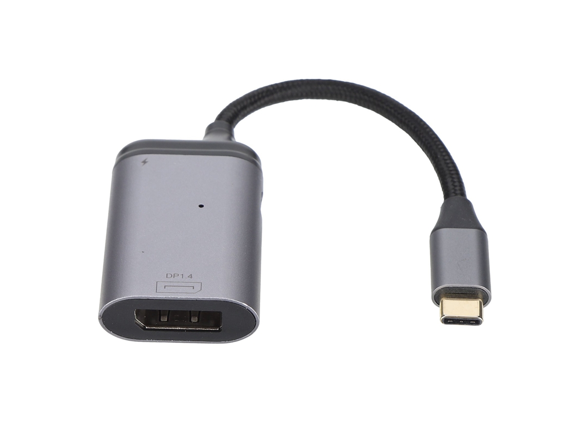 Adaptador Tipo C para DP 3 EM 1 COM Cabo PD E USB DisplayPort Converter