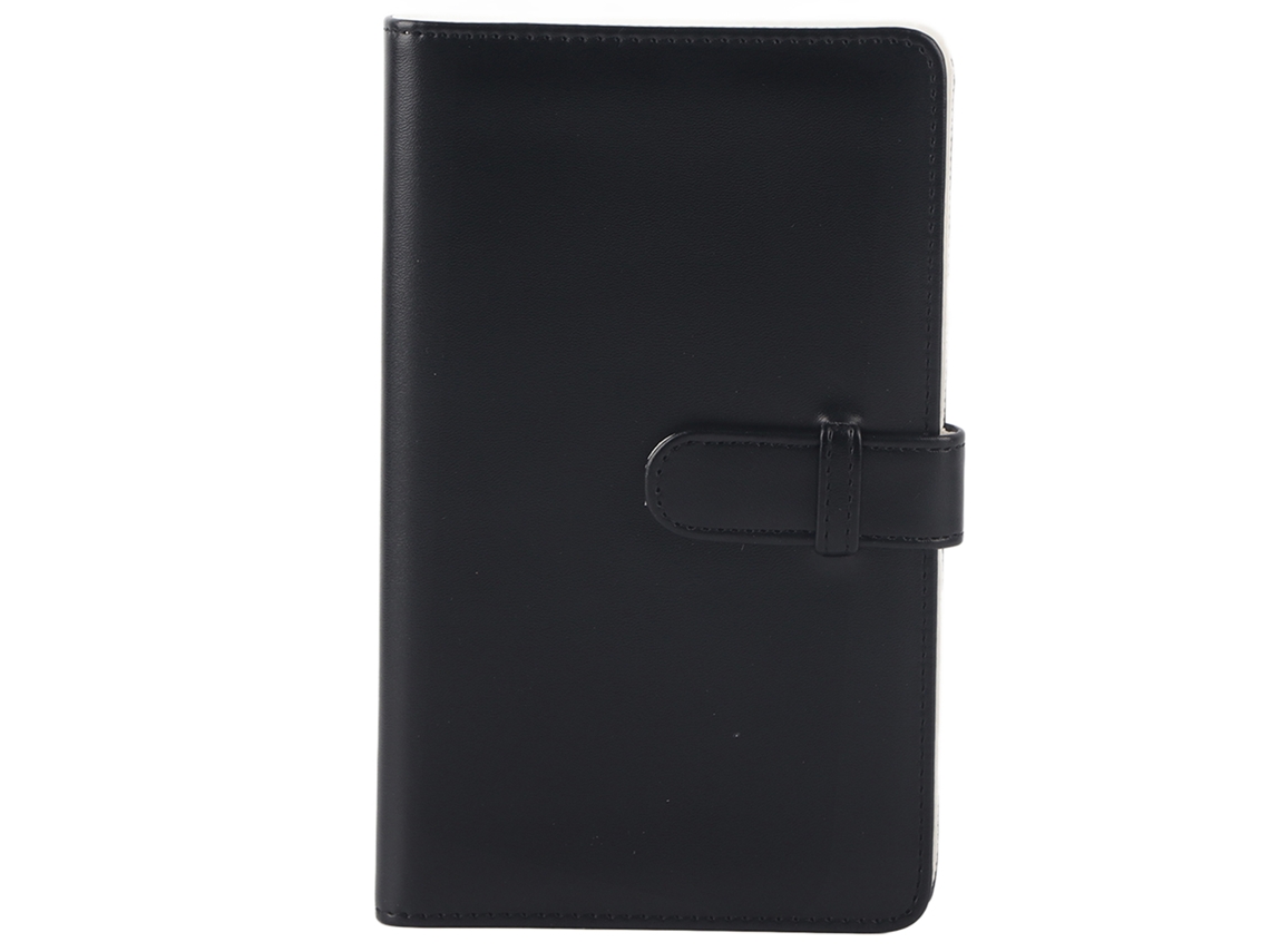 Álbum De Fotos Pu Universal 3in Con 96 Bolsillos Para Cámara Instantánea Mini11/8/9/7s/25/70/90 Y Tarjetas Negra