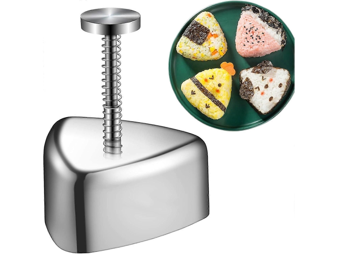 Moldes Para Onigiri Em Aço Inoxidável, Formato Triangular Clássico, Para Marmitas-zscy