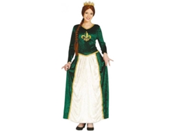 Fato de Mulher DISFRAZZES Reina Medieval Verde (Tam: M)