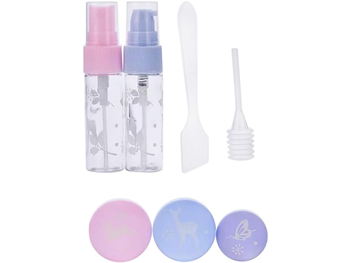 Frasco De Spray De Maquiagem De Viagem Em Plástico