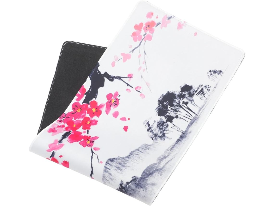 Mousepad De Mesa Estendido Com Base De Borracha Antiderrapante, Ideal