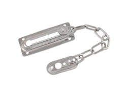 Corrente De Fechadura Porta Prateada Klb