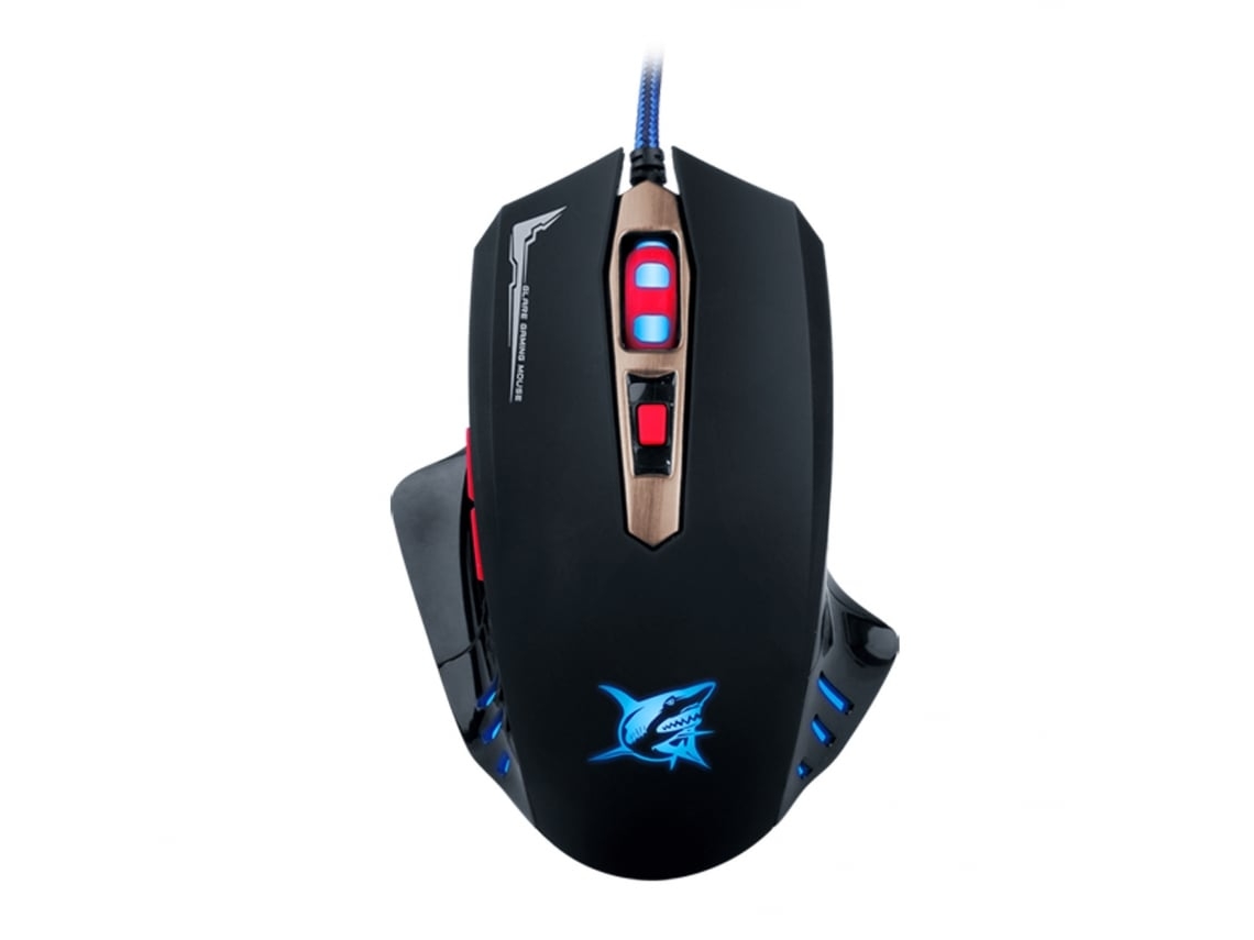 M718 Mouse Com Fio Gaming Glow Gaming, Resolução De 3200 Dpi, 4 Botões, 1 Ms Descrição Velocidade, Uso Destro, Preto*