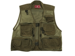 Coleteira de Pesca com Múltiplos Bolsos XL