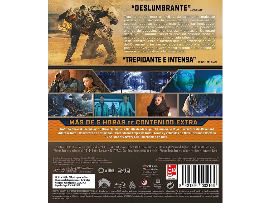 DVD Halo: La Serie Temporada 1