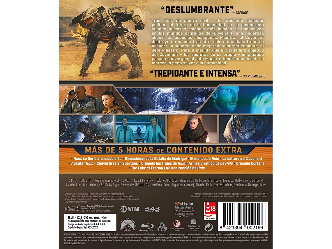 HALO: La Serie (Temporada 1) (5DVD) - DVD - Compra filmes e DVD na