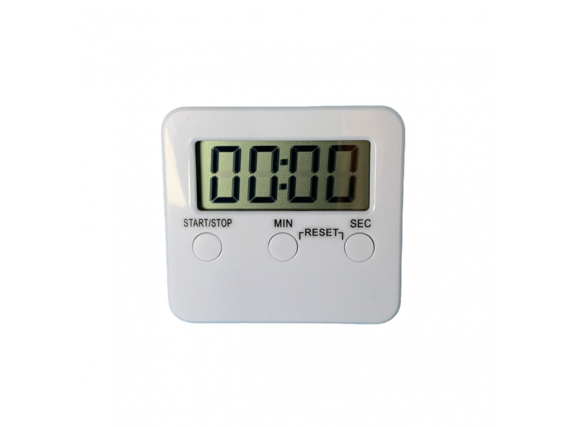 Temporizador De Cozinha Digital Para Cozinhar E Aprender Grande Alarme Digital Temporizador De Cozimento Magnético Para Assar Slowmoose (branco)