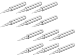 Pacote com 12 pontas de ferro para soldar Alipis (S)