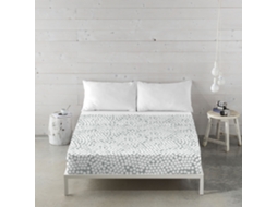 ICEHOME Conjunto de Lençóis Impressos Cama 3 Peças 150 Algodão Pebbles